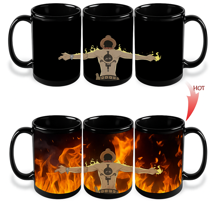 Taza de Cerámica Mágica Luffy