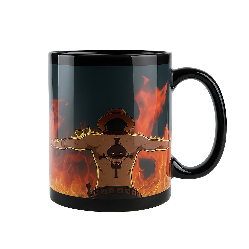 Taza de Cerámica Mágica Luffy