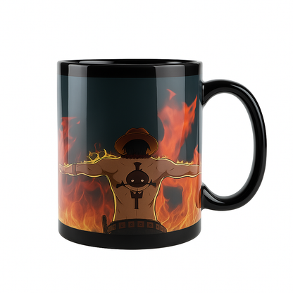 Taza de Cerámica Mágica Luffy